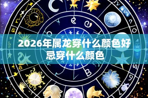 2026年属龙穿什么颜色好 忌穿什么颜色