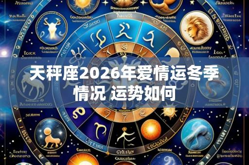 天秤座2026年爱情运冬季情况 运势如何