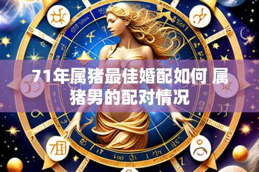 71年属猪最佳婚配如何 属猪男的配对情况