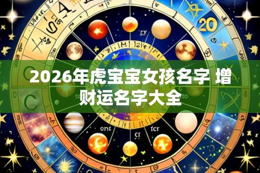 2026年虎宝宝女孩名字 增财运名字大全