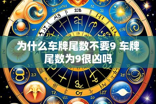 为什么车牌尾数不要9 车牌尾数为9很凶吗