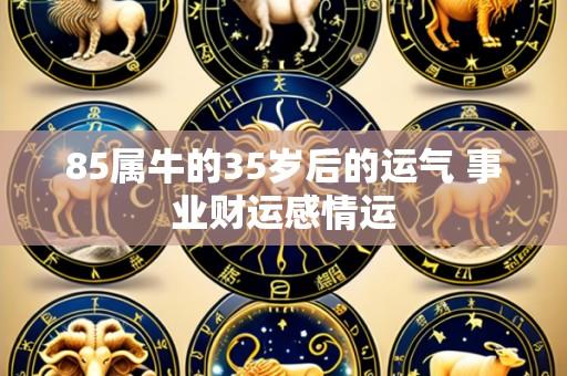 85属牛的35岁后的运气 事业财运感情运
