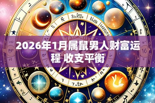 2026年1月属鼠男人财富运程 收支平衡