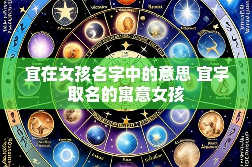 宜在女孩名字中的意思 宜字取名的寓意女孩