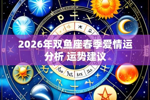 2026年双鱼座春季爱情运分析 运势建议