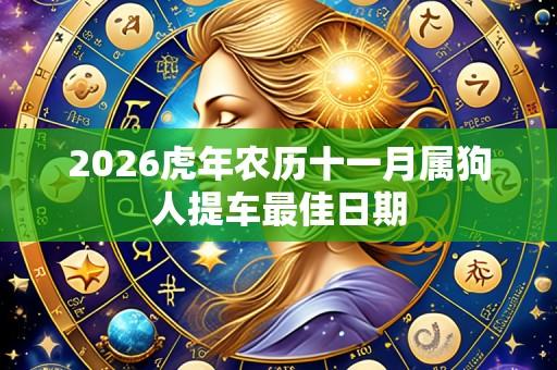 2026虎年农历十一月属狗人提车最佳日期
