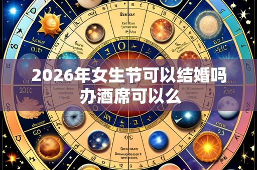 2026年女生节可以结婚吗 办酒席可以么