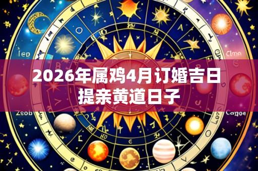 2026年属鸡4月订婚吉日 提亲黄道日子