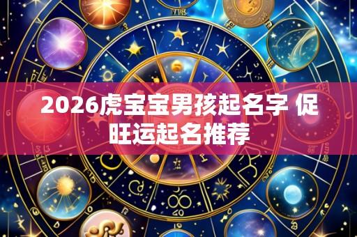 2026虎宝宝男孩起名字 促旺运起名推荐