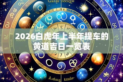 2026白虎年上半年提车的黄道吉日一览表