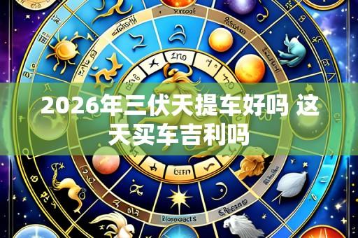 2026年三伏天提车好吗 这天买车吉利吗