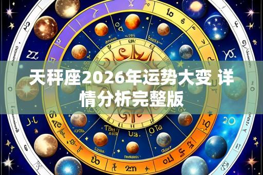 天秤座2026年运势大变 详情分析完整版