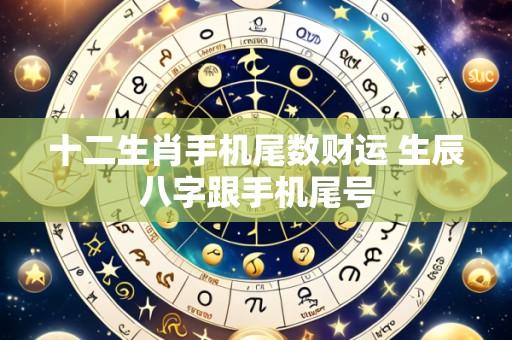 十二生肖手机尾数财运 生辰八字跟手机尾号