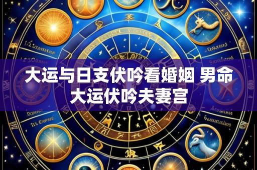 大运与日支伏吟看婚姻 男命大运伏吟夫妻宫