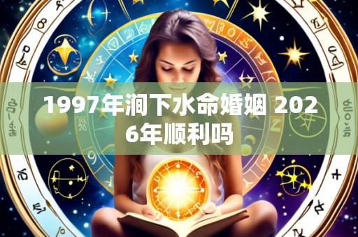 1997年涧下水命婚姻 2026年顺利吗