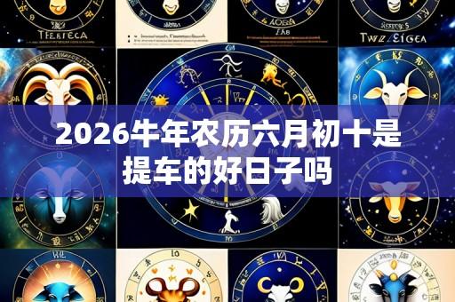 2026牛年农历六月初十是提车的好日子吗