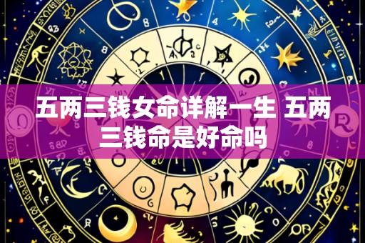 五两三钱女命详解一生 五两三钱命是好命吗