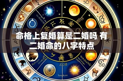 命格上复婚算是二婚吗 有二婚命的八字特点