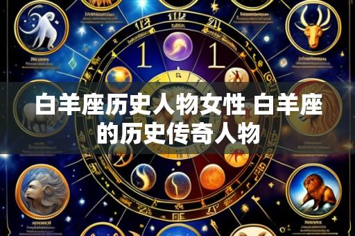 白羊座历史人物女性 白羊座的历史传奇人物