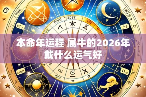 本命年运程 属牛的2026年戴什么运气好
