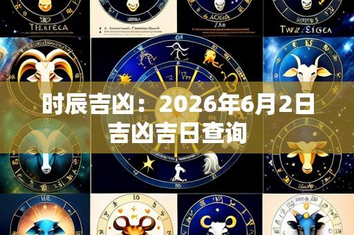 时辰吉凶:2026年6月2日吉凶吉日查询