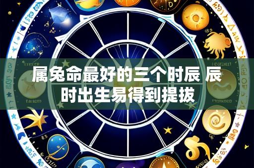 属兔命最好的三个时辰 辰时出生易得到提拔