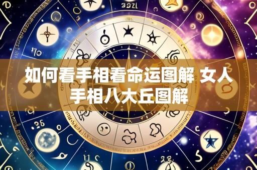 如何看手相看命运图解 女人手相八大丘图解