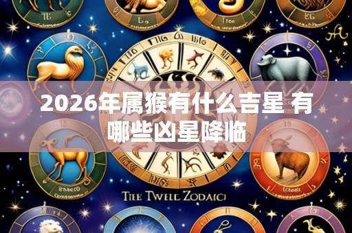 2026年属猴有什么吉星 有哪些凶星降临