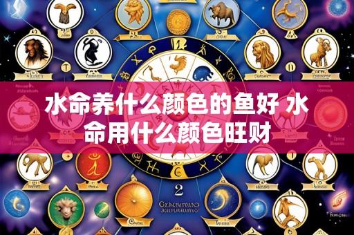 水命养什么颜色的鱼好 水命用什么颜色旺财