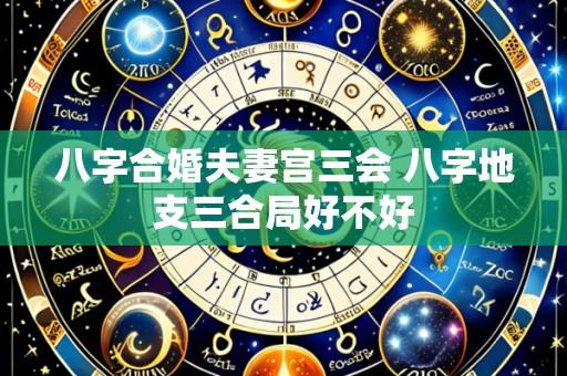 八字合婚夫妻宫三会 八字地支三合局好不好