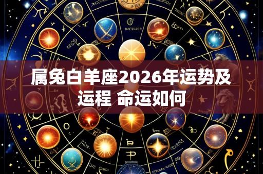 属兔白羊座2026年运势及运程 命运如何