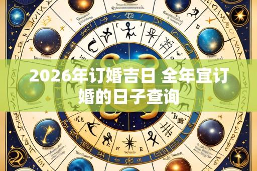 2026年订婚吉日 全年宜订婚的日子查询
