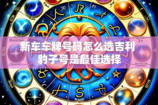 新车车牌号码怎么选吉利 豹子号是最佳选择