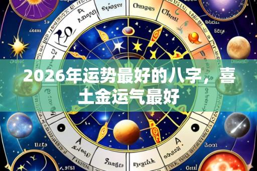 2026年运势最好的八字,喜土金运气最好