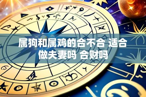 属狗和属鸡的合不合 适合做夫妻吗 合财吗
