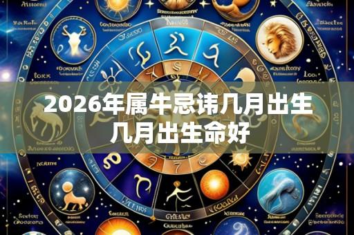 2026年属牛忌讳几月出生 几月出生命好
