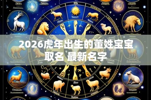 2026虎年出生的董姓宝宝取名 最新名字
