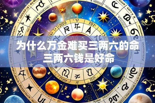 为什么万金难买三两六的命 三两六钱是好命