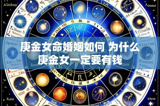 庚金女命婚姻如何 为什么庚金女一定要有钱