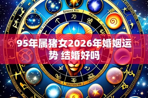 95年属猪女2026年婚姻运势 结婚好吗