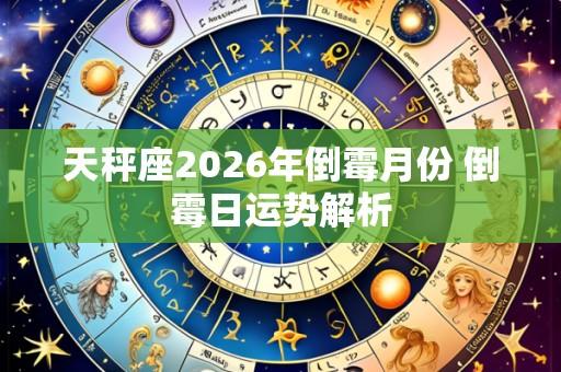 天秤座2026年倒霉月份 倒霉日运势解析