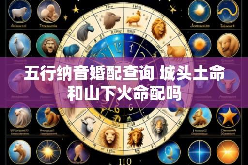 五行纳音婚配查询 城头土命和山下火命配吗