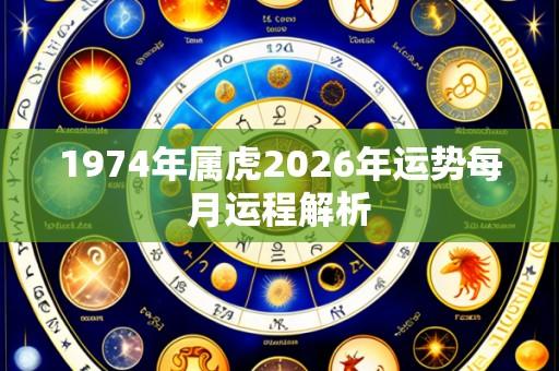 1974年属虎2026年运势每月运程解析