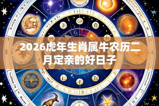 2026虎年生肖属牛农历二月定亲的好日子