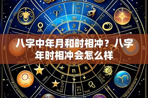 八字中年月和时相冲？八字年时相冲会怎么样
