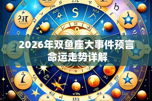 2026年双鱼座大事件预言 命运走势详解