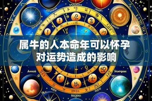 属牛的人本命年可以怀孕 对运势造成的影响