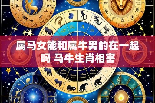 属马女能和属牛男的在一起吗 马牛生肖相害