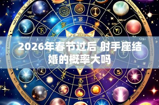 2026年春节过后 射手座结婚的概率大吗