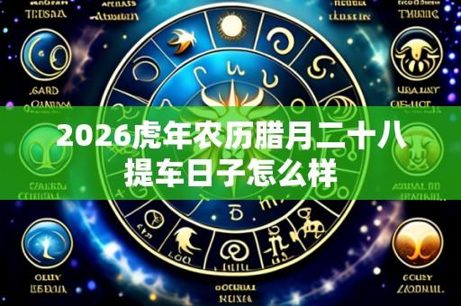 2026虎年农历腊月二十八提车日子怎么样